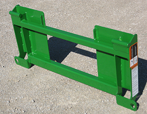 Adapter Bracket - Skid Steer to John Deere 500 Series - Thumbs